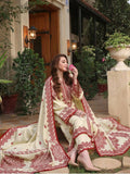 Zeephire Dhanak Embroidered Stitched 3-Piece Suit-Abira