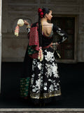 Hussain Rehar Festive Pret'25 Korean Raw Silk Embroidered Stitched 3-Piece Suit-Nagira