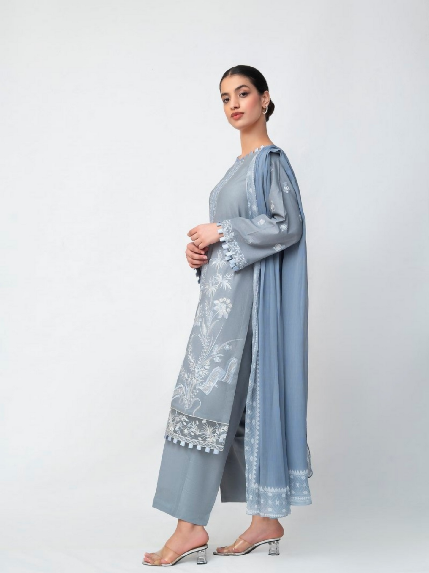 Imran Aftab Maya Winter Karandi Embroidered Unstitched 3-Piece Suit-IAKC-UF-27