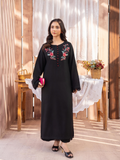 Panache Apparel Winter Core Linen Embroidered Stitched Suit-Silent