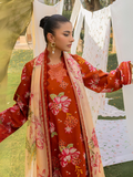 Naqsh Festive Edit Print Kari Lawn Embroidered Unstitched 3-Piece Suit-N-00117