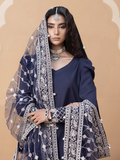 Hemstitch Raw Silk Embroidered Stitched 3-Piece-Suit-Khayal