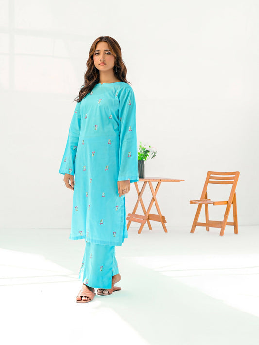 MAK Fashion Lawn Embroidered Stitched 2-Piece Suit-Mahtab