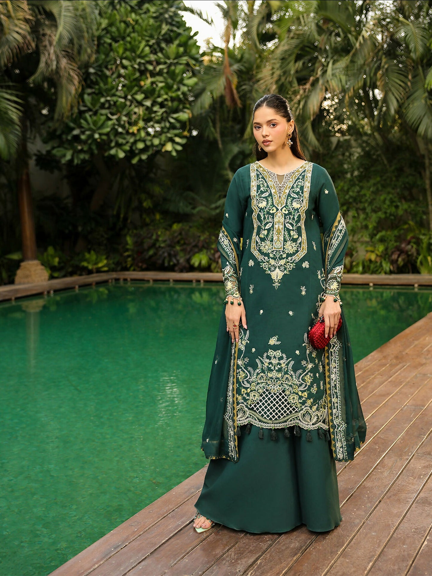 Mahnur Shanaya Vol 2 Lawn Embroidered Unstitched 3-Piece Suit-SH-13