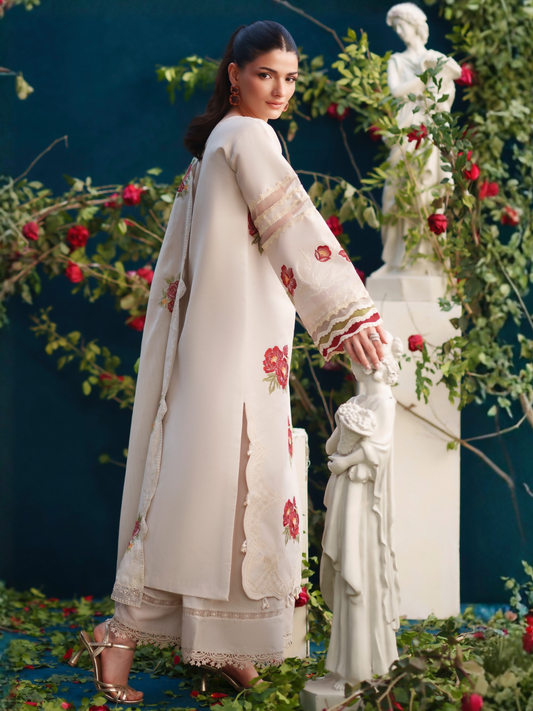 Parishay Summer Queen Lawn Embroidered Unstitched 3-Piece Suit-SQ-16