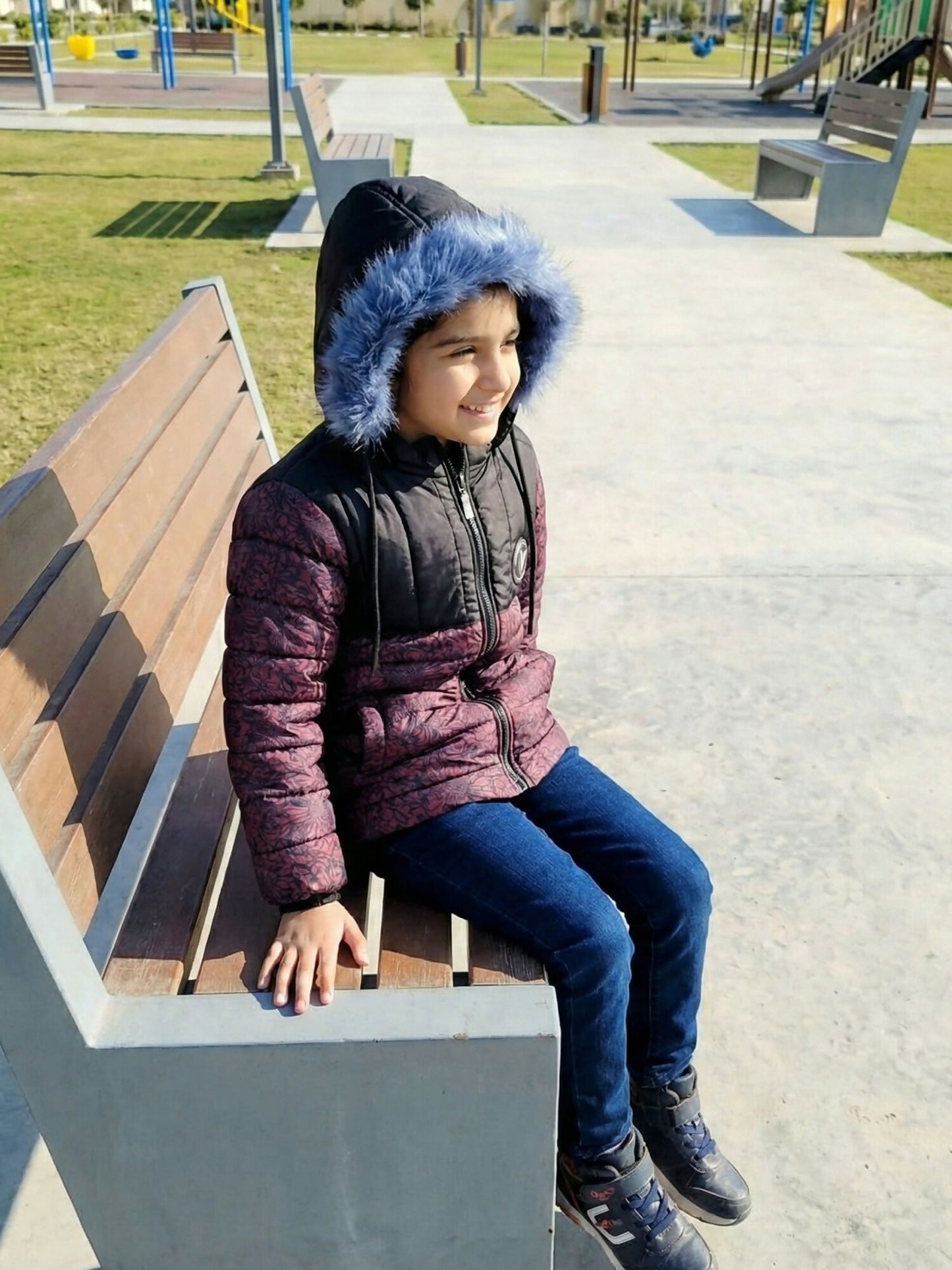 Velvour Full Sleeves Hooded Puffer Jacket-VJ83-A