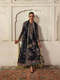 Hussain Rehar Massarat Festive Unstitched'25 Raw Silk Embroidered 3-Piece Suit-Rabab