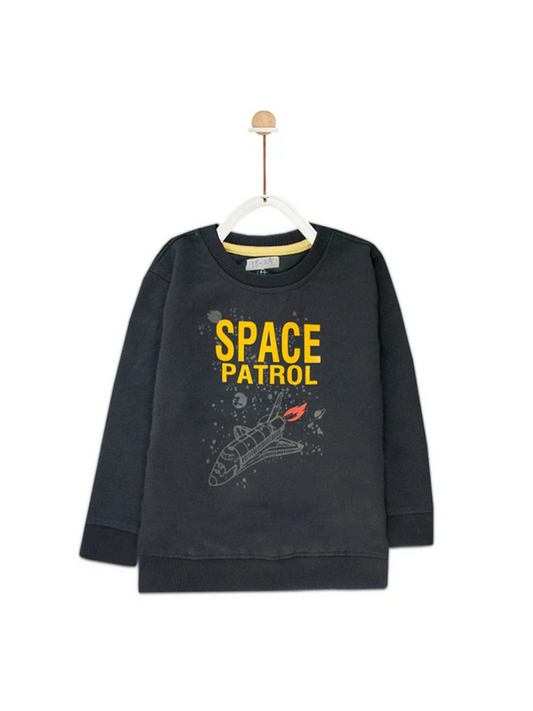 Funky Printed Essentials Space Patrol Sweat Shirt-9094