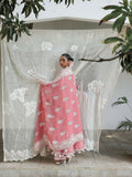 Hussain Rehar Luxury Lawn'26 Eid Edit Embroidered Unstitched 3-Piece Suit-Sorti