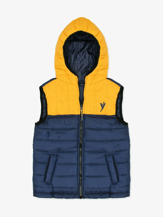 Velvour Sleeveless Hooded Puffer-VJ06-B