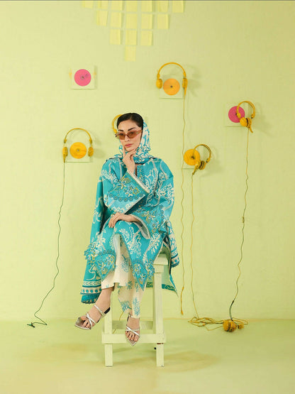 Mahnur Anaya Summer Vol 2 Lawn Embroidered Unstitched 3-Piece Suit-AN-2-07