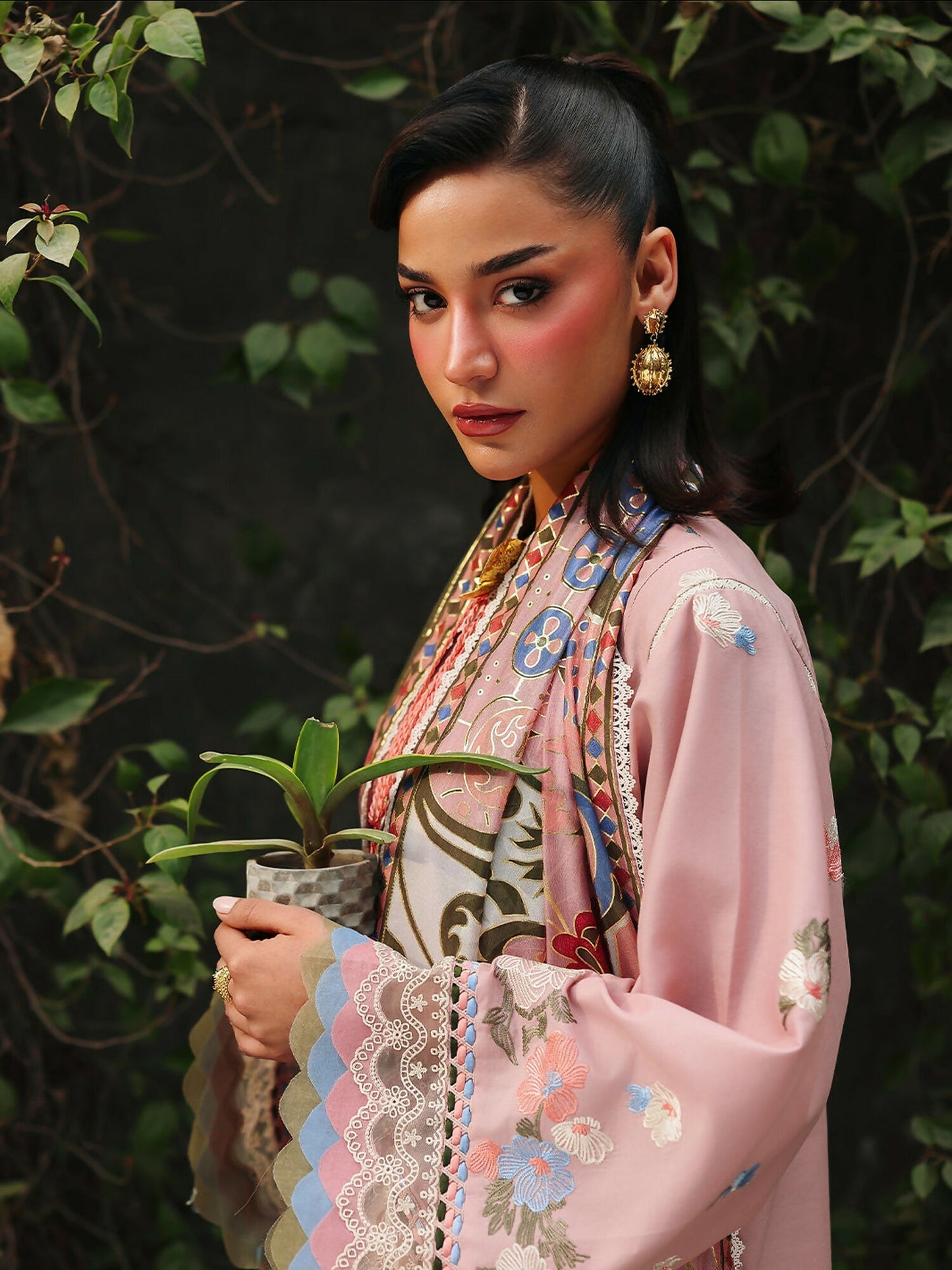 Binilyas Lumina Summer Lawn Embroidered Unstitched 3-Piece Suit-L71-A