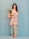 Panache Apparel Dear Summer Silk Lawn Printed Stitched Suit-Bloom Side