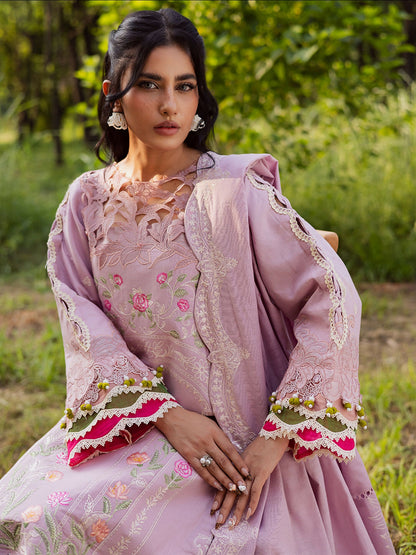 Parishay Winterwood Tales Khaddar Embroidered Unstitched 3-Piece Suit- WW - 10