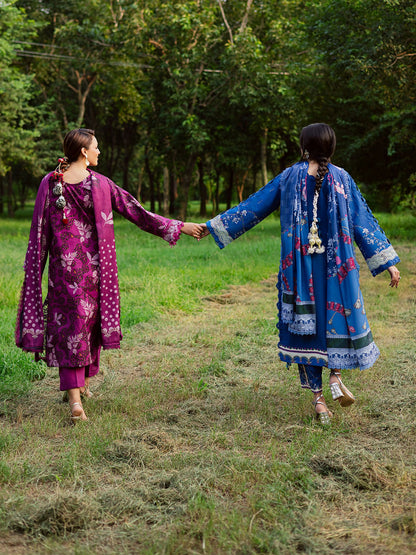 Parishay Rang e Sarma Khaddar Embroidered Unstitched 3-Piece Suit-SAR-13