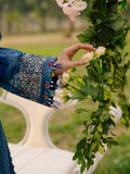 Binilyas Freesia Luxury Lawn Embroidered Unstitched 3-Piece Suit-102 - B