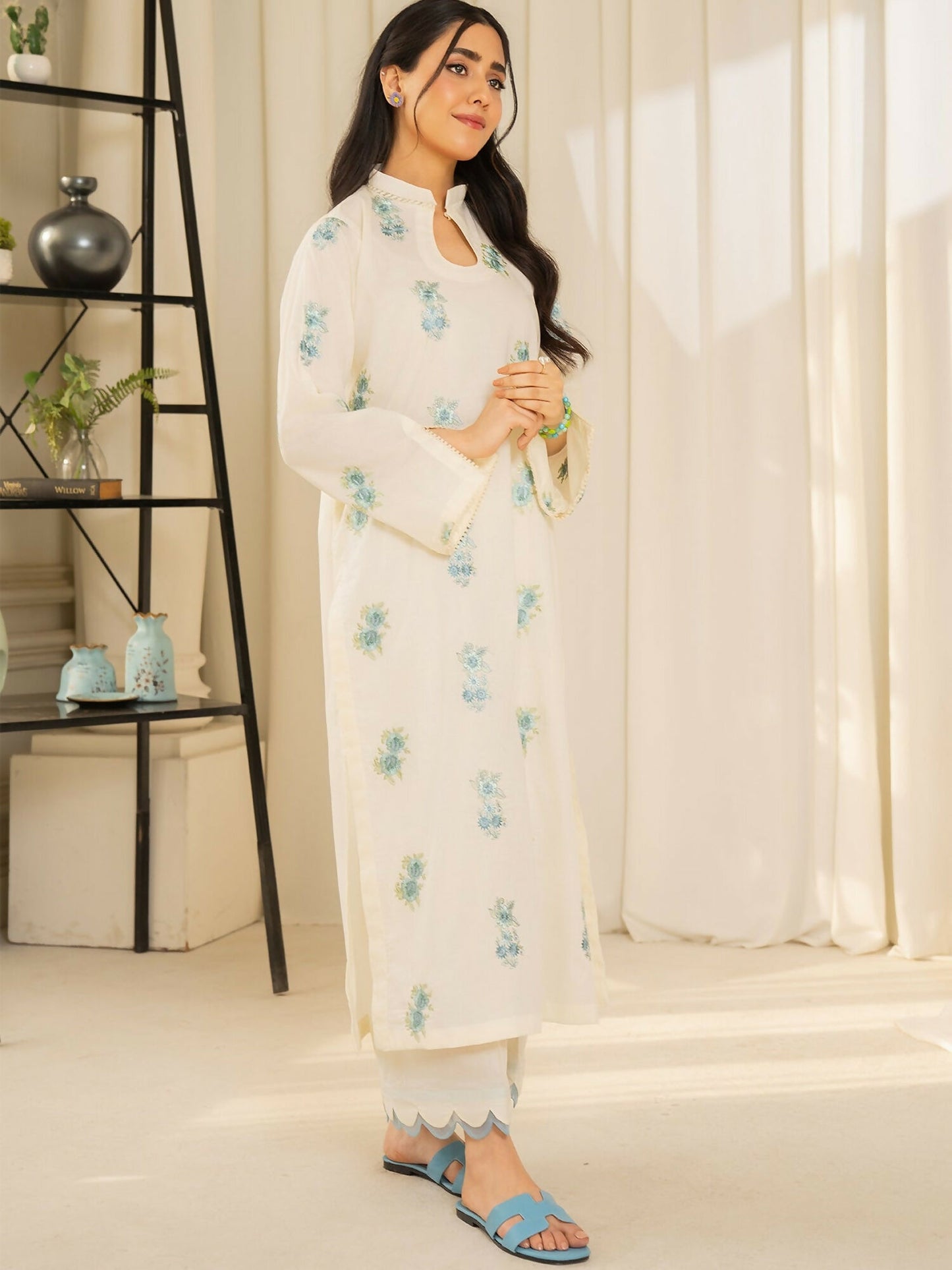 Mannat Clothing Summer Basics'25 Lawn Embroidered Stitched Suit-SB2020013