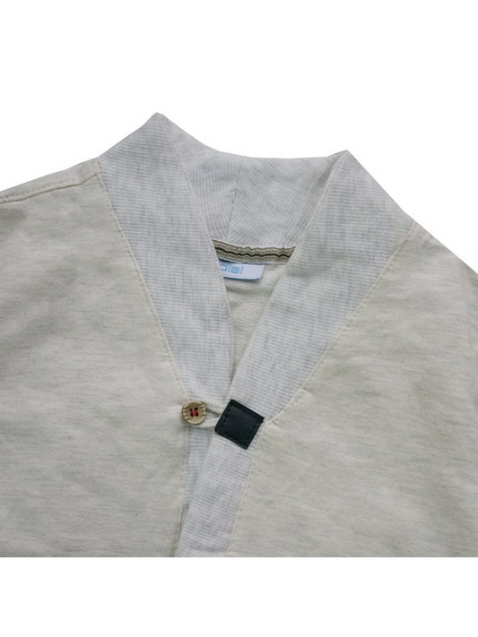 Funky Plain Kid's Double Pocket Cardigan Sweater-9434