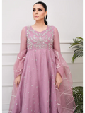 Allure By IH Lehr Chiffon Embroidered Lehenga-Mystic