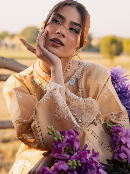 Parishay Summer Queen Vol 2 Lawn Embroidered Unstitched 3-Piece Suit-SQU-08