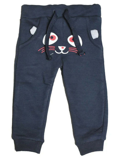 funky's Printed Front Printed Terry Trousers-11945