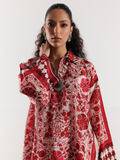 Binilyas Silk Digital Printed Co-Ord Set-30083