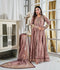 Farooq Hameed Studio Pariza Lux Festive'25 Glass Silk Embroidered Stitched 3-Piece Suit-Ayzel