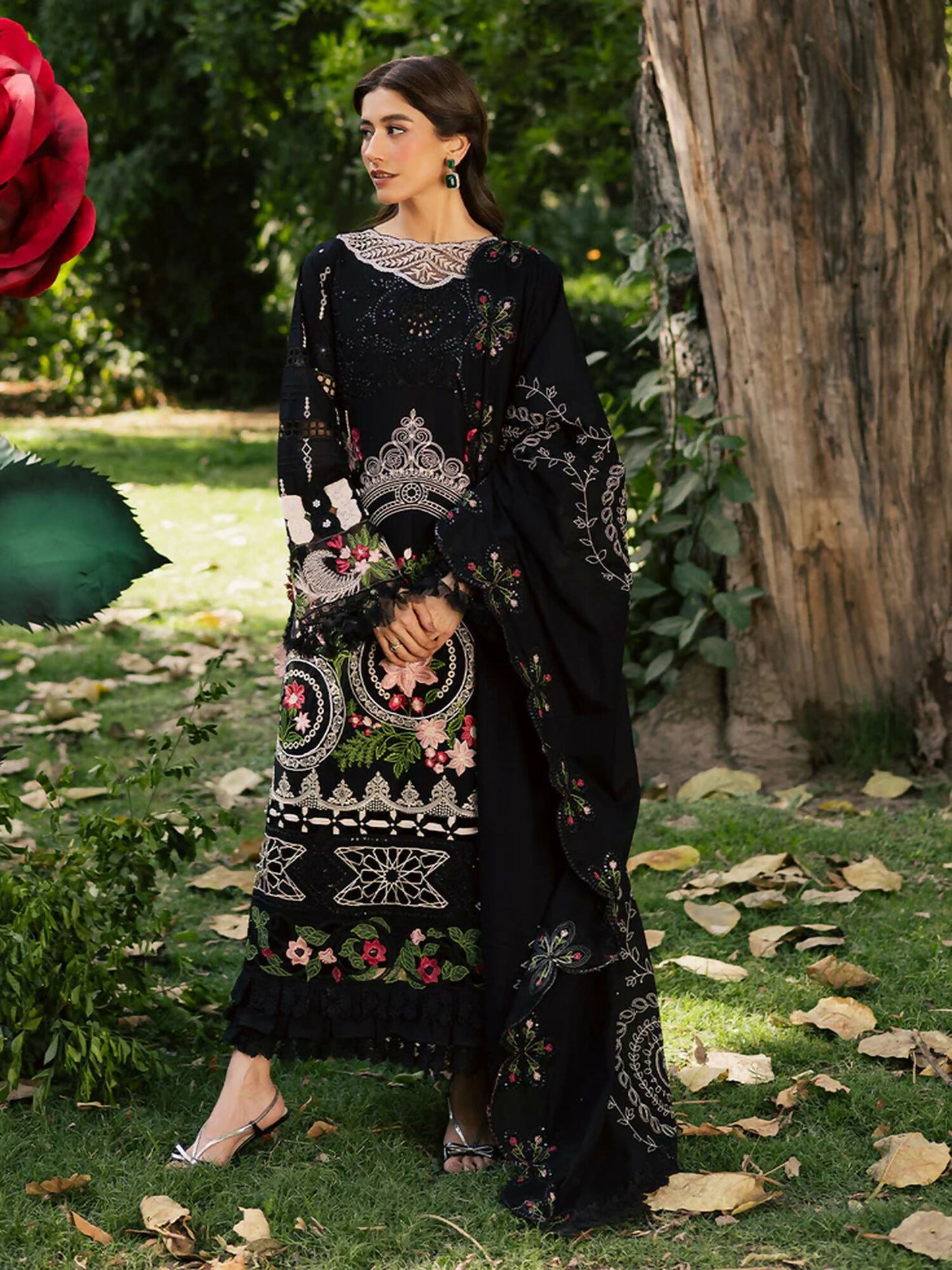 Parishay Enchanted Tales Lawn Embroidered Unstitched 3-Piece Suit-ET- 03