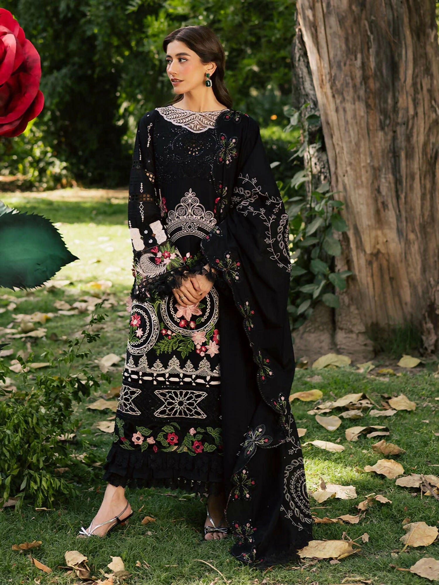 Parishay Enchanted Tales Lawn Embroidered Unstitched 3-Piece Suit-ET- 03