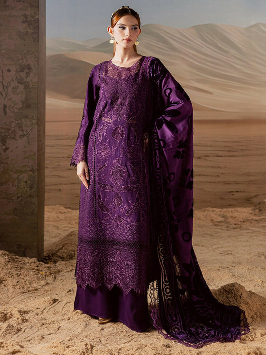 Mahnur Amelia Kotrai Embroidered Stitched 3-Piece Suit–CK-010