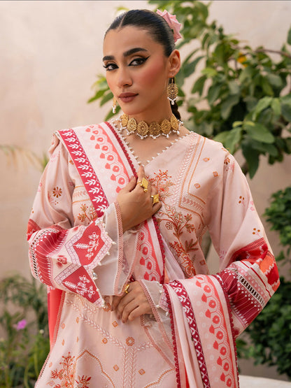 Binilyas Kotrai Embroidered Unstitched 3-Piece Suit-795-A