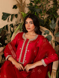 Allure By IH Raw Silk Embellished Stitched 3-Piece Suit-Nyra