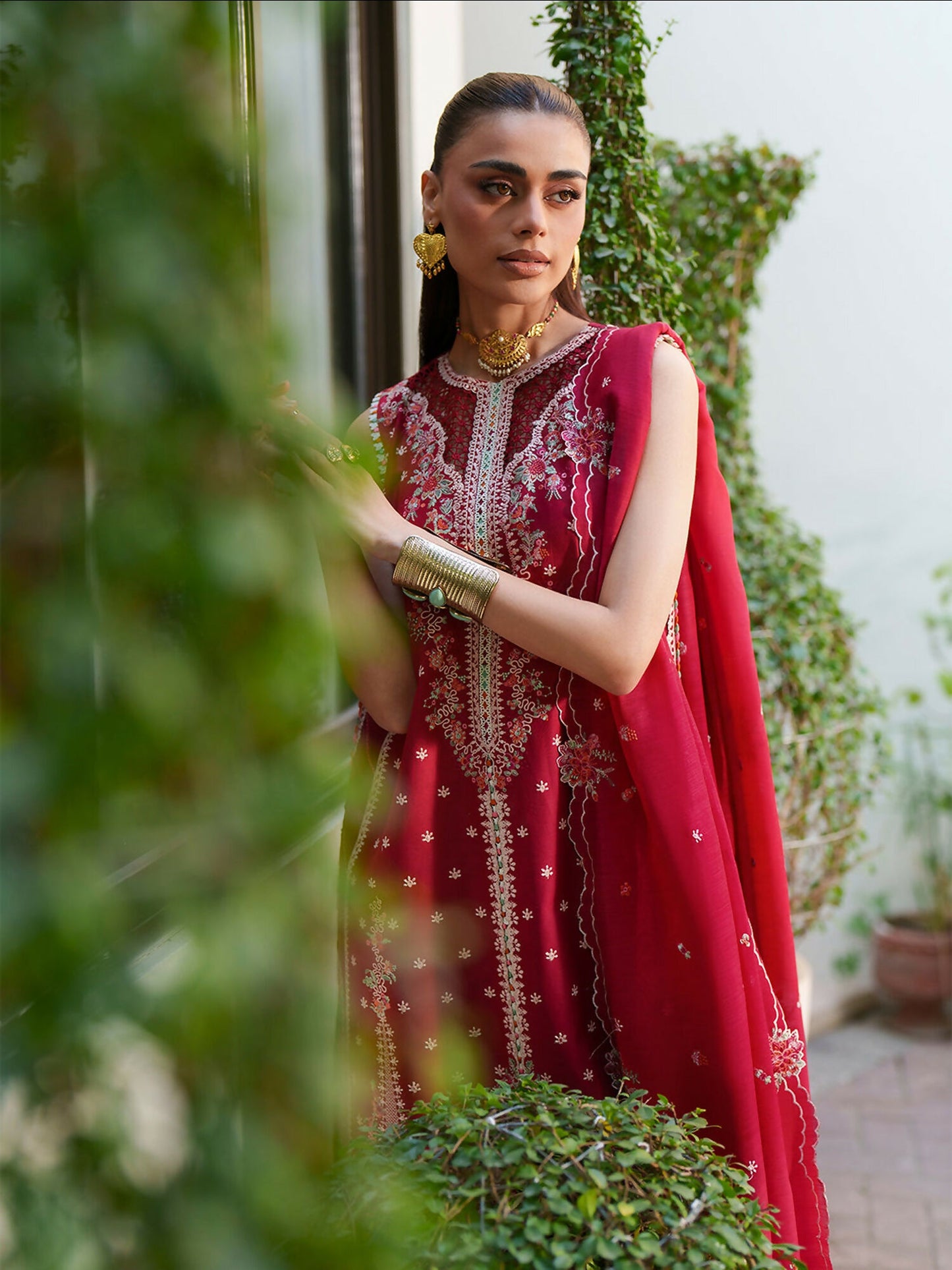Binilyas Heritage Dore Summer'26 Lawn Embroidered Stitched 3-Piece Suit-176-A