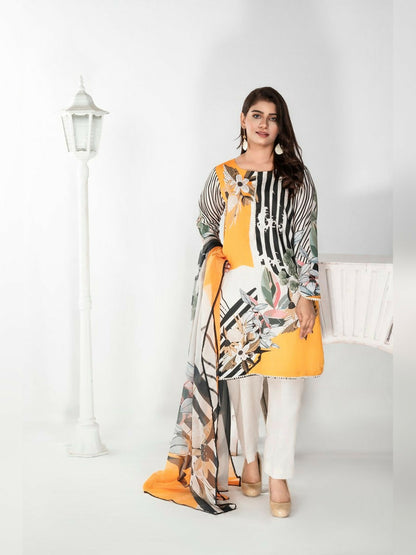 Imran Aftab Aura Summer Lawn Printed Stitched 3-Piece Suit-IALC 02