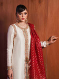 Hussain Rehar Basic Not Basic IV Raw Silk Embroidered Stitched 3-Piece Suit-Calla