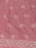 Pink Fehm Lawn Hand Embroidered Chikankari Shirt