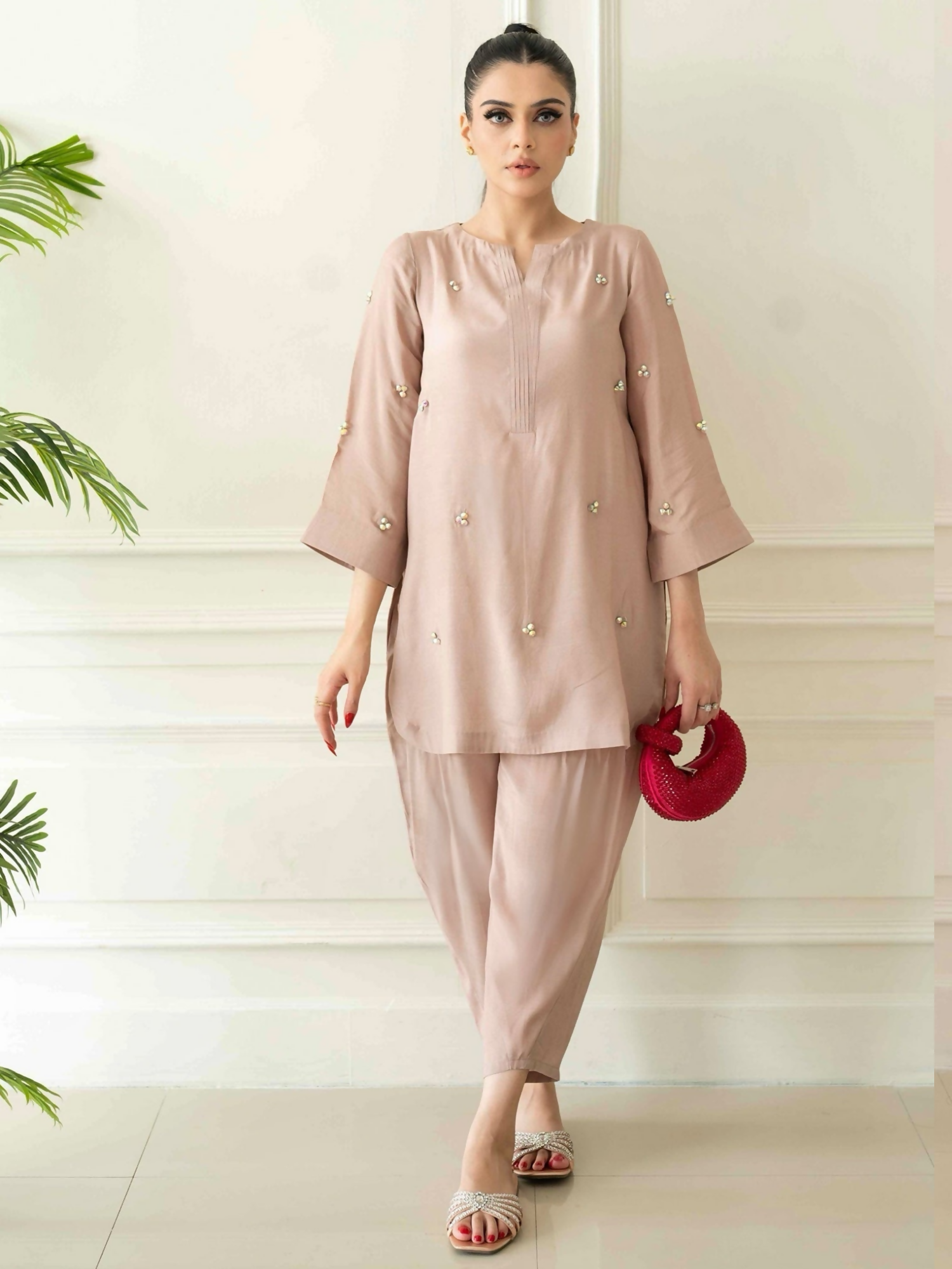 Allure By IH Co-Ord Drop 1 Thai Silk Embellished Co-Ord Set-Gloria