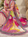Naqsh Summer Glow 2 Luxury Lawn Digital Printed Unstitched 3-Piece Suit-Oyster Pink-00126