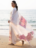 Mahnur Sirene Luxury Lawn Embroidered Unstitched 3-Piece Suit-Magnolia