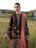 Hussain Rehar Khaddar'25 Embroidered Unstitched 3-Piece Suit-Nazneen