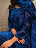 Noori Palachi Embossed Printed With Stone Work Unstitched 3-Piece Suit