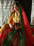 Mahnur Pakeezah Luxury Formals Silk Embroidered Unstitched 3-Piece-Suit-Nazgul - PK - 07
