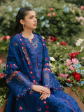 Binilyas Freesia Luxury Lawn Embroidered Unstitched 3-Piece Suit-106 - B