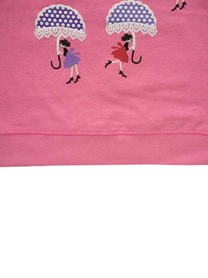 Funky's Baby Club Umbrella Printed Sweat-Shirt-9076