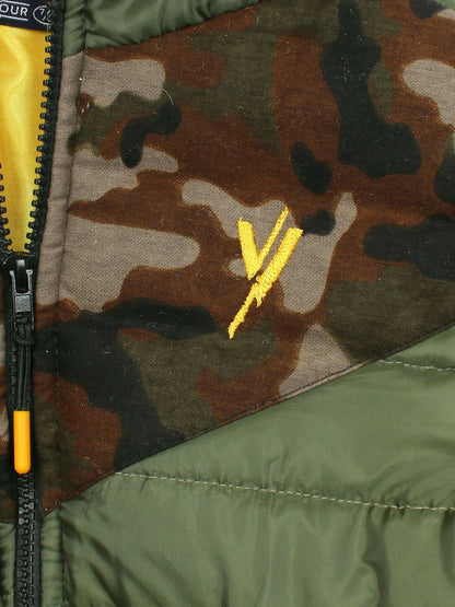 Velvour Full Sleeves Hooded Puffer Jacket-VJ18