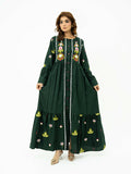 Kachy Dhaagy Dhanak Embroidered Maxi
