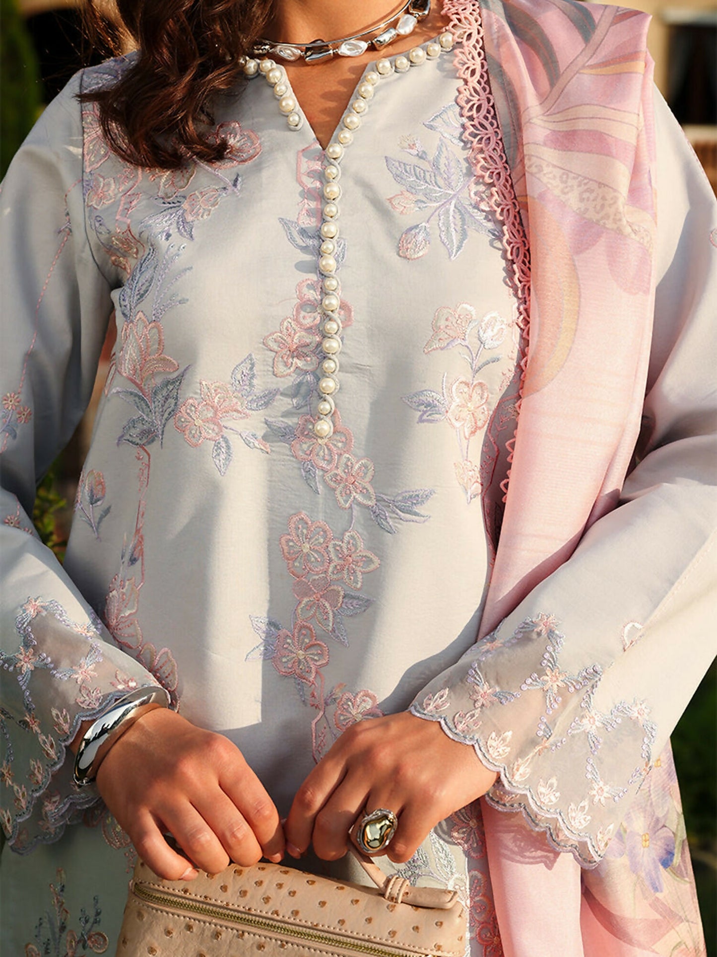 Rang Rasiya Florence Summer Edit'26 Lawn Embroidered Unstitched 3-Piece Suit-Alizeh