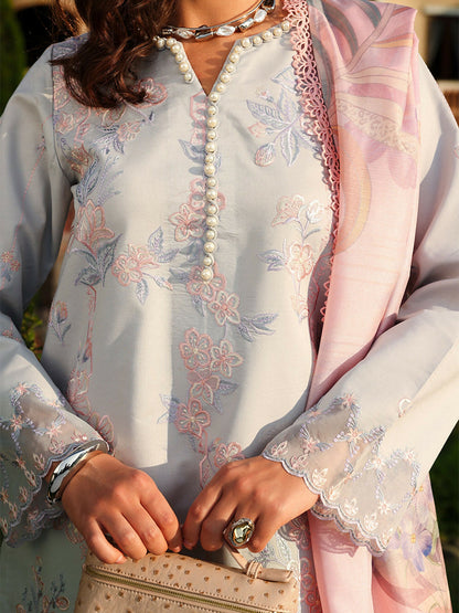 Rang Rasiya Florence Summer Edit'26 Lawn Embroidered Unstitched 3-Piece Suit-Alizeh