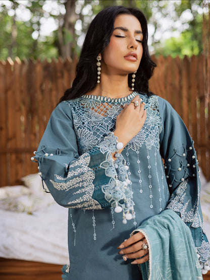 Parishay Winterwood Tales Khaddar Embroidered Unstitched 3-Piece Suit- WW - 04