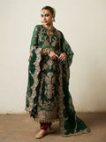 Hussain Rehar Festive Unstitched'24 Organza Embroidered 3-Piece Suit-Jamali